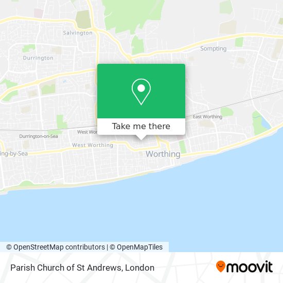 Parish Church of St Andrews map