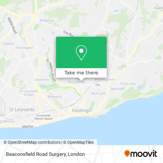 Beaconsfield Road Surgery map