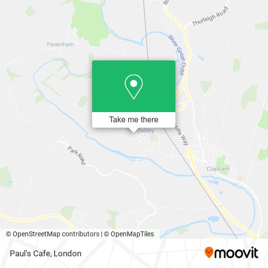 Paul's Cafe map