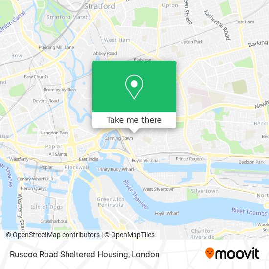 Ruscoe Road Sheltered Housing map