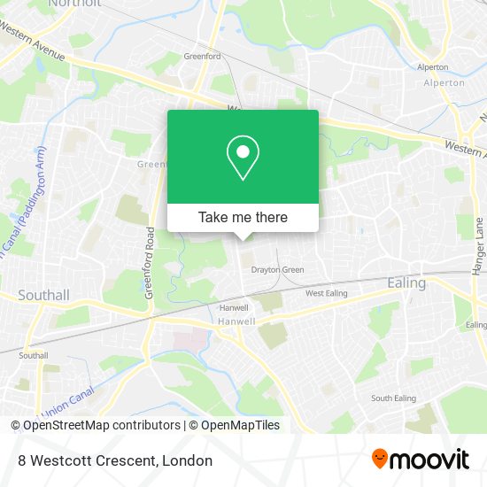 8 Westcott Crescent map