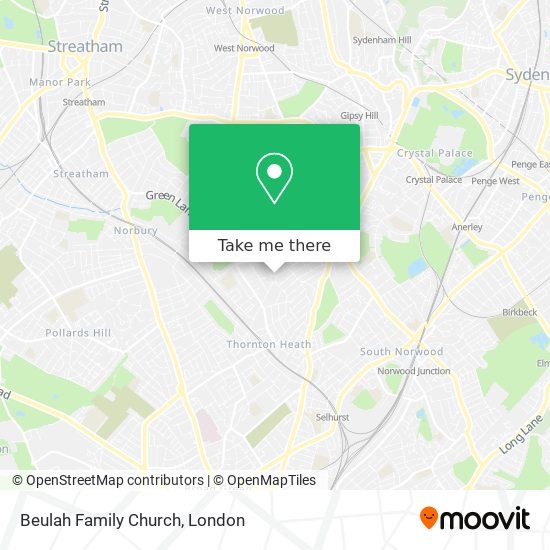 Beulah Family Church map