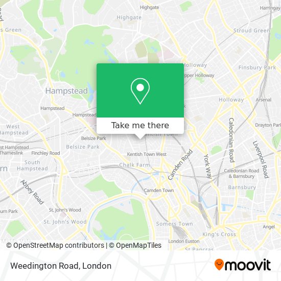 Weedington Road map