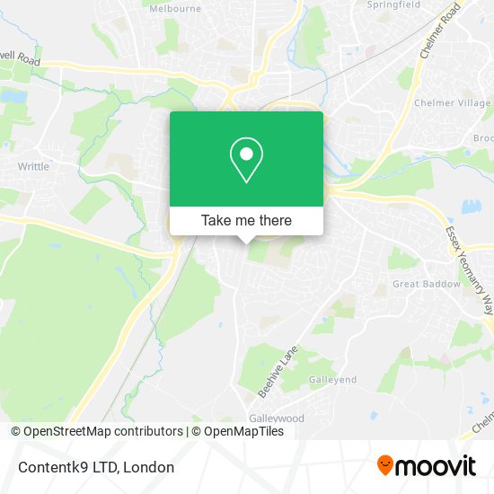 Contentk9 LTD map