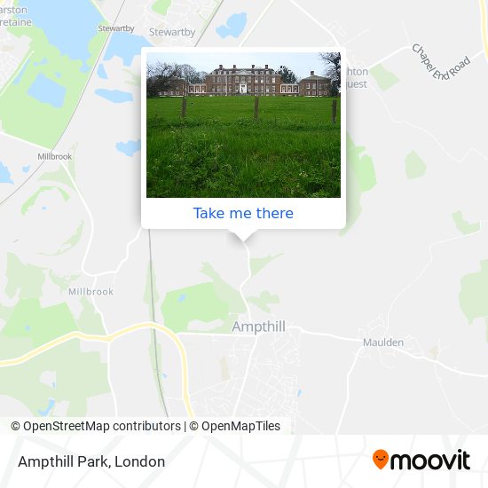 Ampthill Park map
