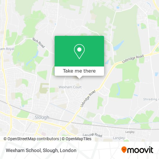 Wexham School, Slough map