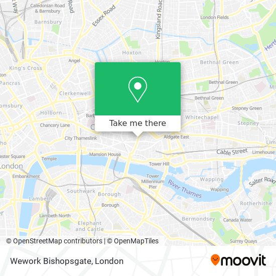 Wework Bishopsgate map