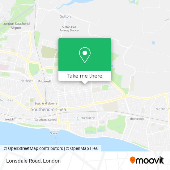 Lonsdale Road map