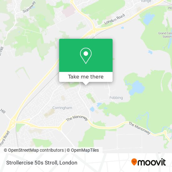 Strollercise 50s Stroll map