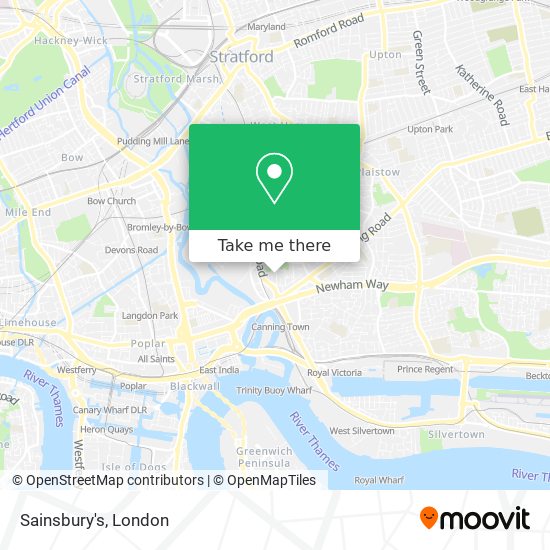 Sainsbury's map