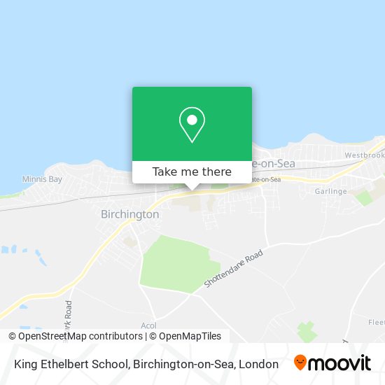 King Ethelbert School, Birchington-on-Sea map