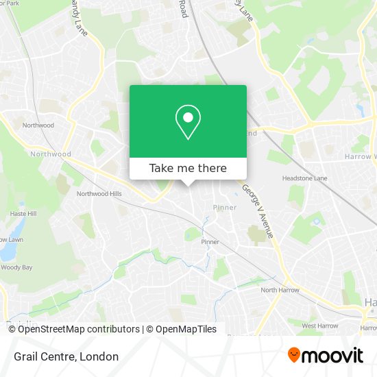 Grail Centre map