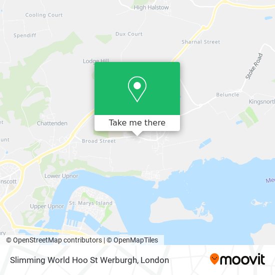 Slimming World Hoo St Werburgh map