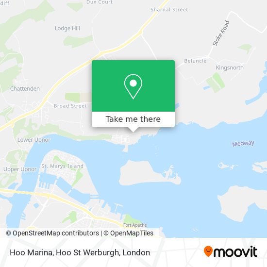Hoo Marina, Hoo St Werburgh map
