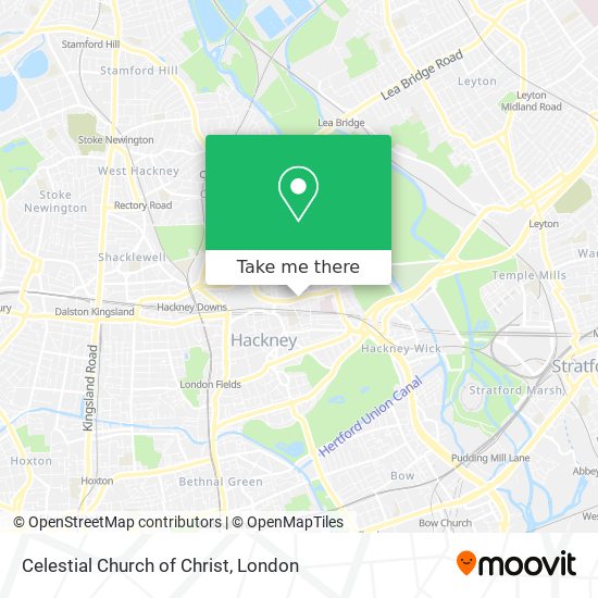 Celestial Church of Christ map