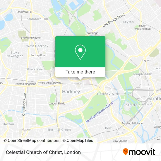 Celestial Church of Christ map