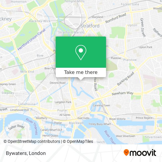 Bywaters map