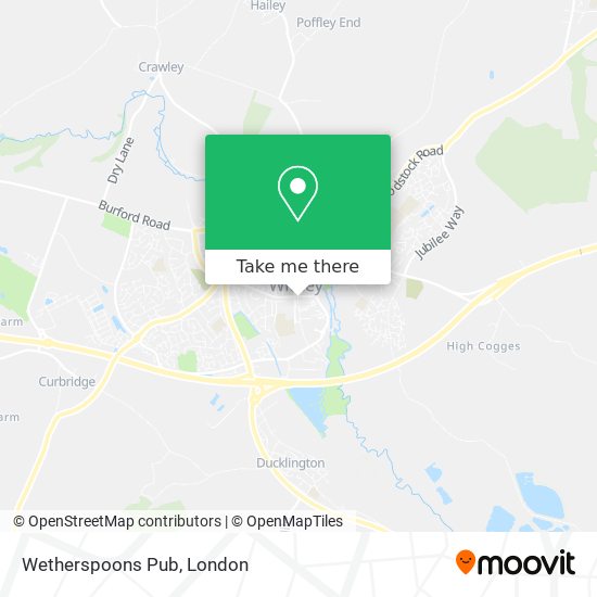 Wetherspoons Pub map