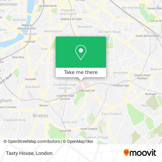 Tasty House map