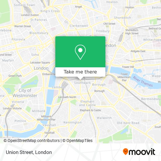 Union Street map