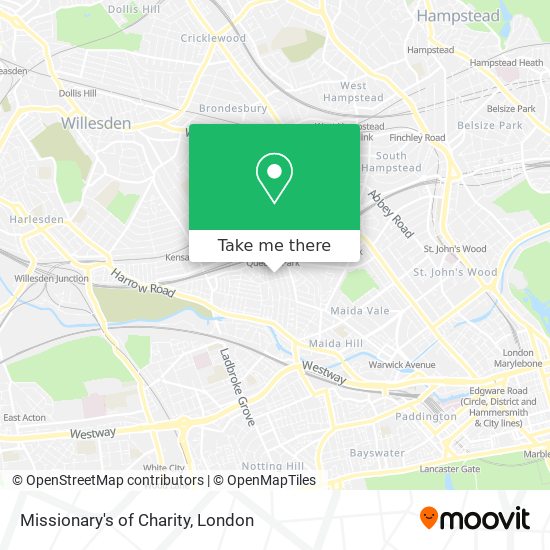 Missionary's of Charity map