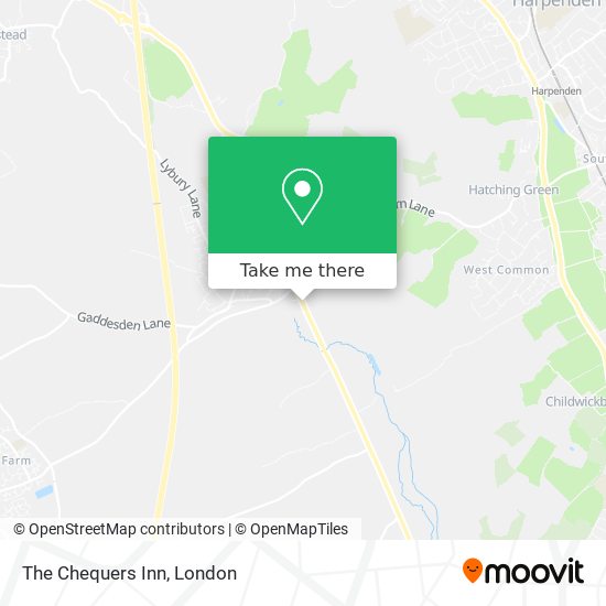 The Chequers Inn map