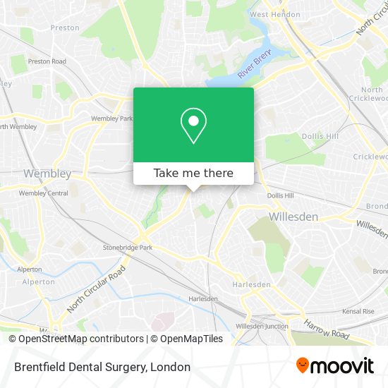 Brentfield Dental Surgery map