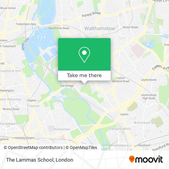The Lammas School map