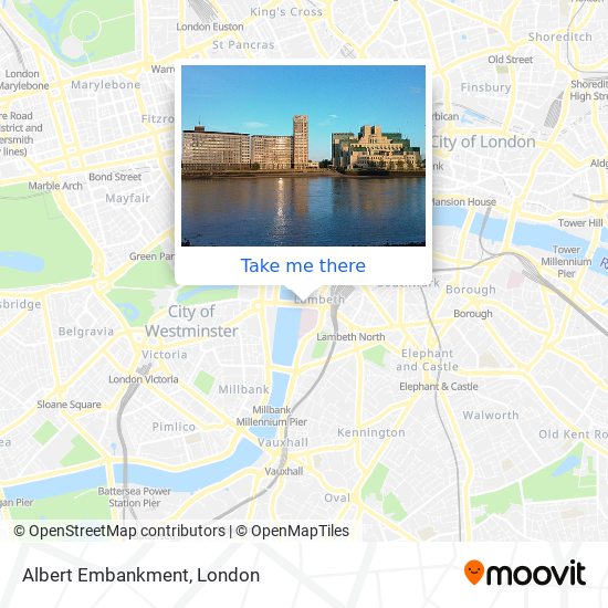 Albert Embankment map