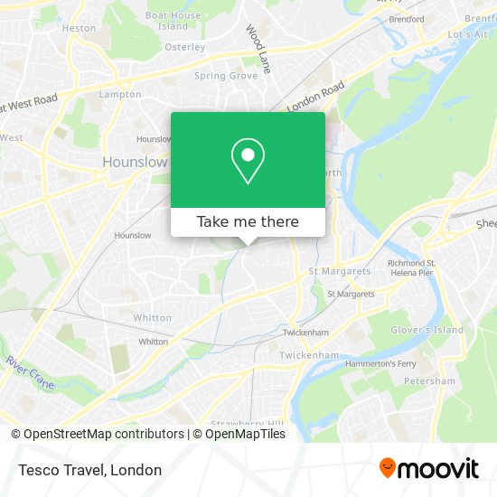 Tesco Travel map