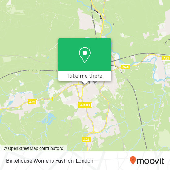 Bakehouse Womens Fashion, 2 South Street Dorking Dorking RH4 1 map