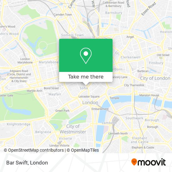 Bar Swift map