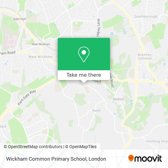 Wickham Common Primary School map
