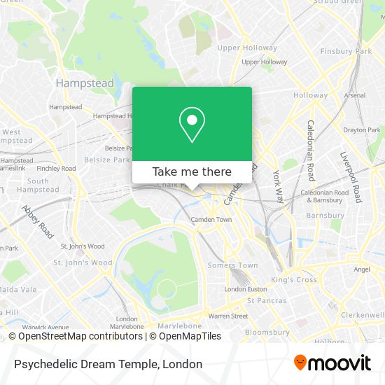 Psychedelic Dream Temple map