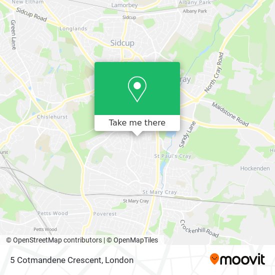 5 Cotmandene Crescent map