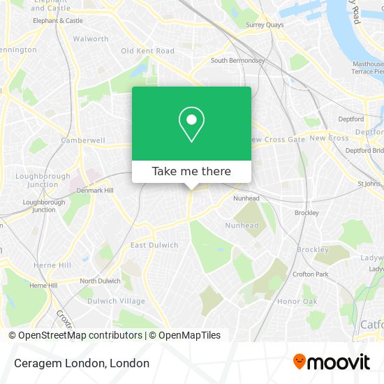 Ceragem London map