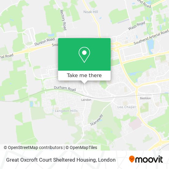 Great Oxcroft Court Sheltered Housing map