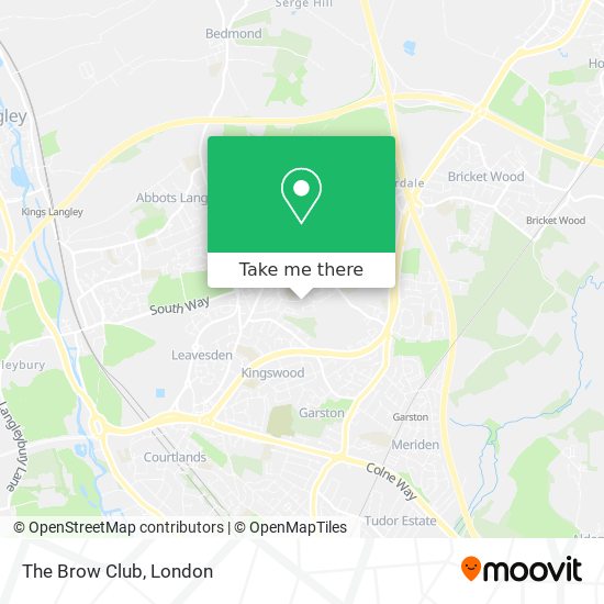 The Brow Club map