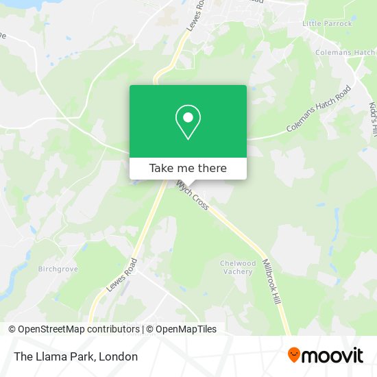 The Llama Park map