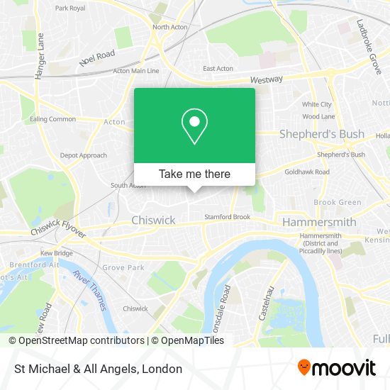 St Michael & All Angels map