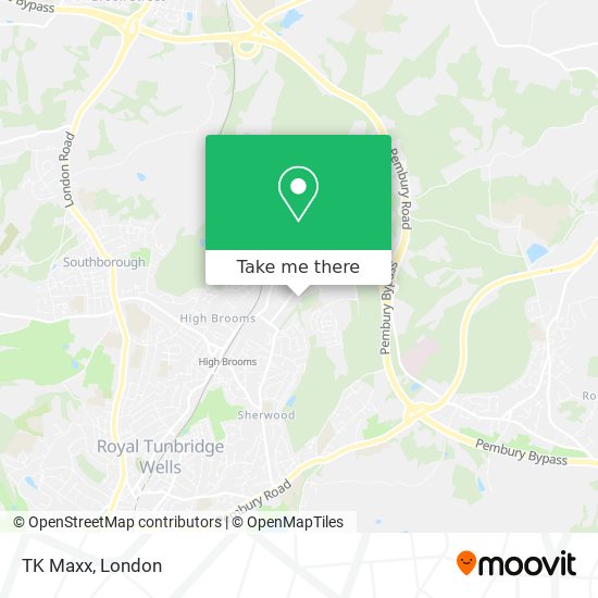 TK Maxx map