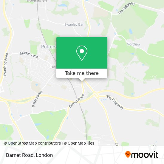 Barnet Road map