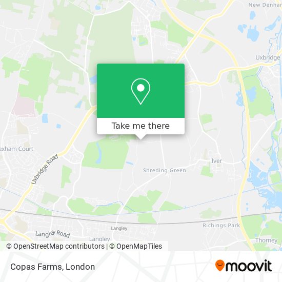 Copas Farms map