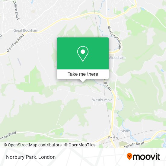 Norbury Park map