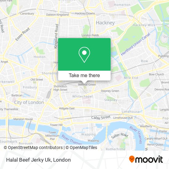 Halal Beef Jerky Uk map