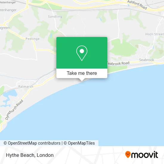 Hythe Beach map