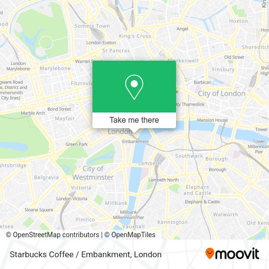 Map Me To The Nearest Starbucks How To Get To Starbucks Coffee / Embankment In Charing Cross By Bus, Tube  Or Train?