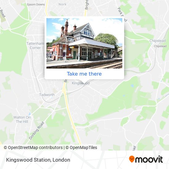 Kingswood Station map
