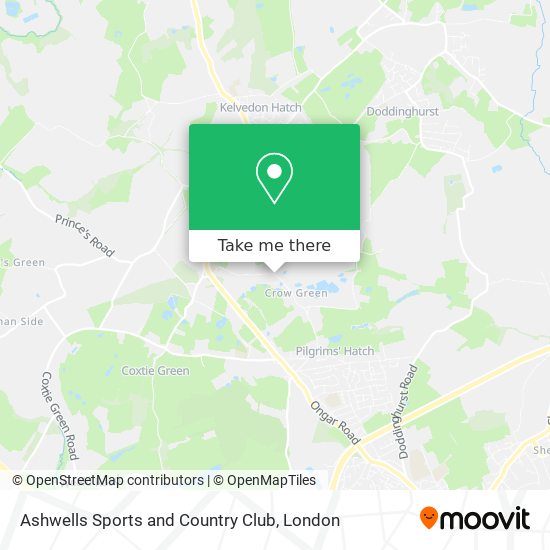 Ashwells Sports and Country Club map