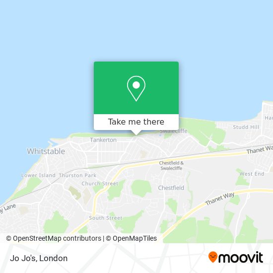 Jo Jo's map